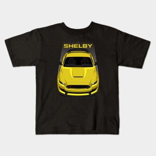 Ford Mustang Shelby GT350R 2015 - 2020 - Yellow Kids T-Shirt